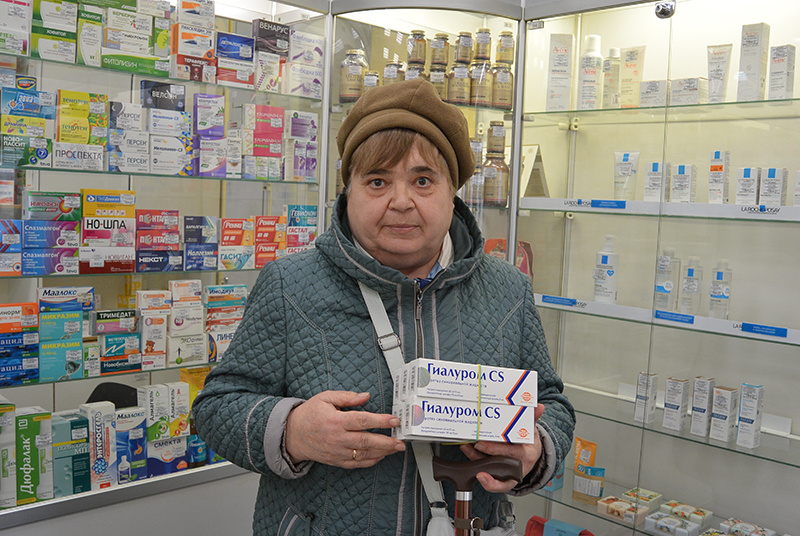 Алла Михайловна с внутрисуставными инъекциями