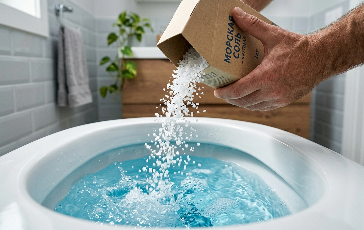 Засыпаем соль тонким слоем (визуализация процесса создана ИИ)