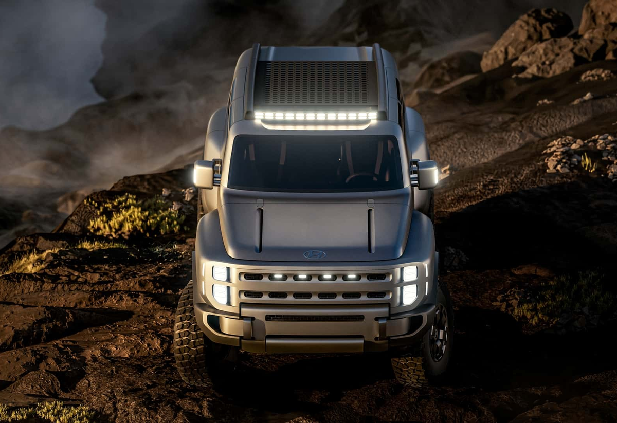 Детали передней части Hyundai Boulder