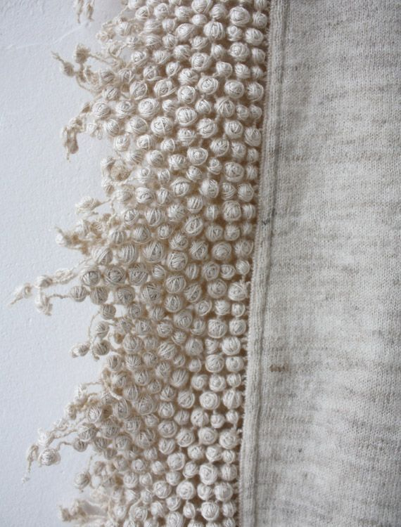 необычный декор края изделия