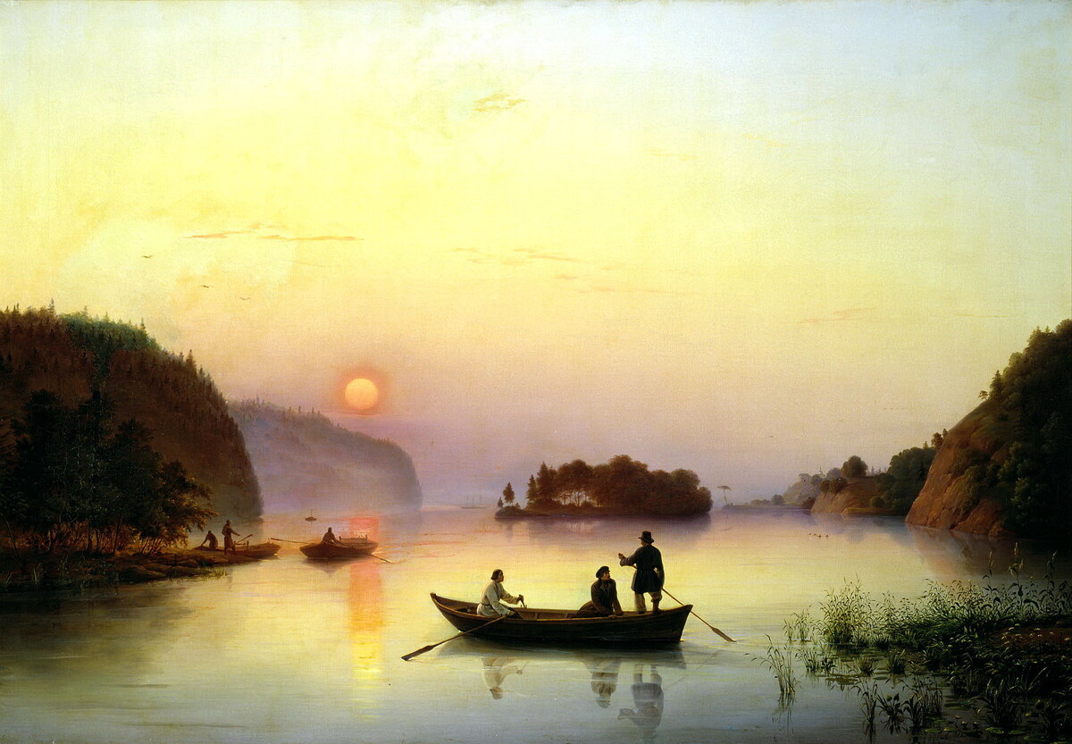 ИВАНОВ Антон - Переправа Н. В. Гоголя через Днепр