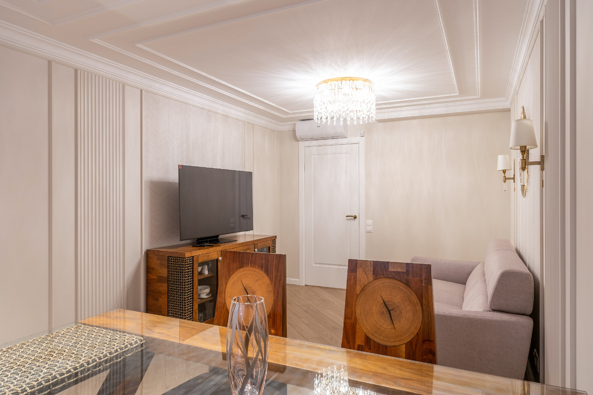 Гостиная в трехкомнатной квартире - сердце дома.