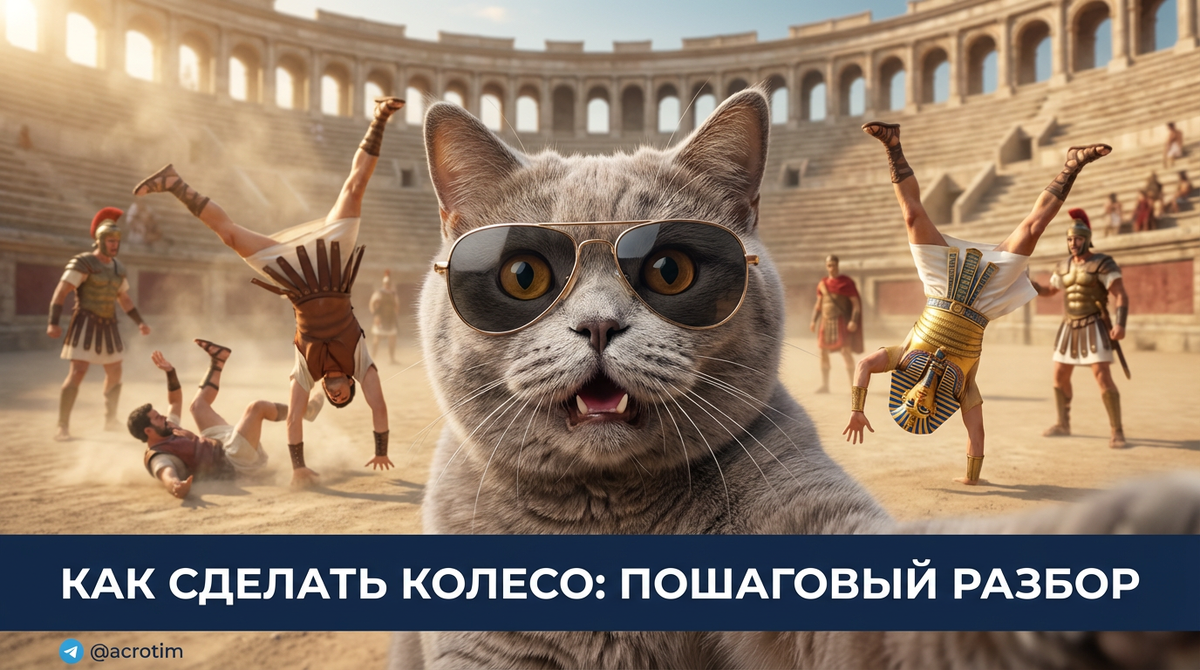    Правильная техника выполнения колеса: от начальной стойки до приземления Тренер