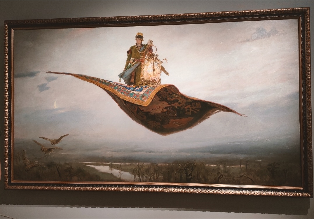НГХМ. Картина В. Васнецова "Ковер-самолет". Фото автора 