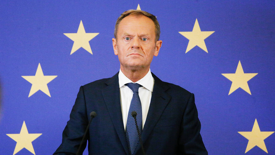 Председатель Евросовета Дональд Туск во время пресс-конференции на саммите ЕС-Украина в Киеве, 8 июля 2019 года / Efrem Lukatsky/AP   📷