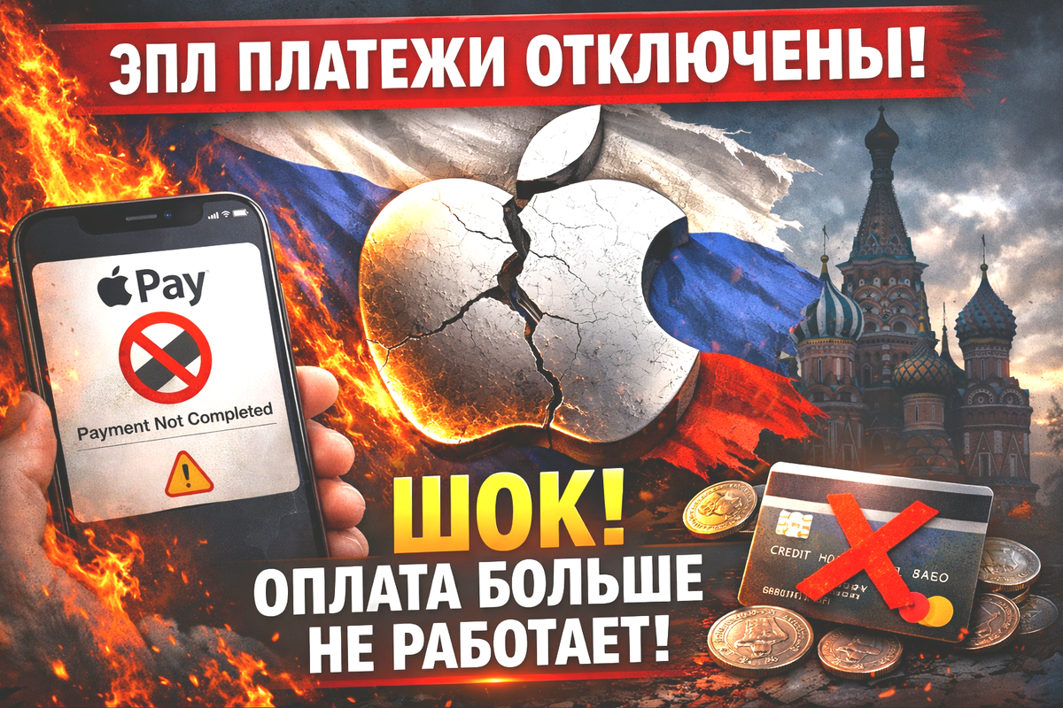 Apple отключают в России? Новые ограничения вас шокируют...
