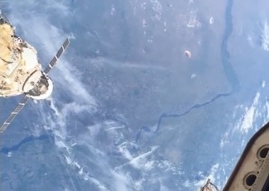    Волга из космоса, действительно, производит впечатление