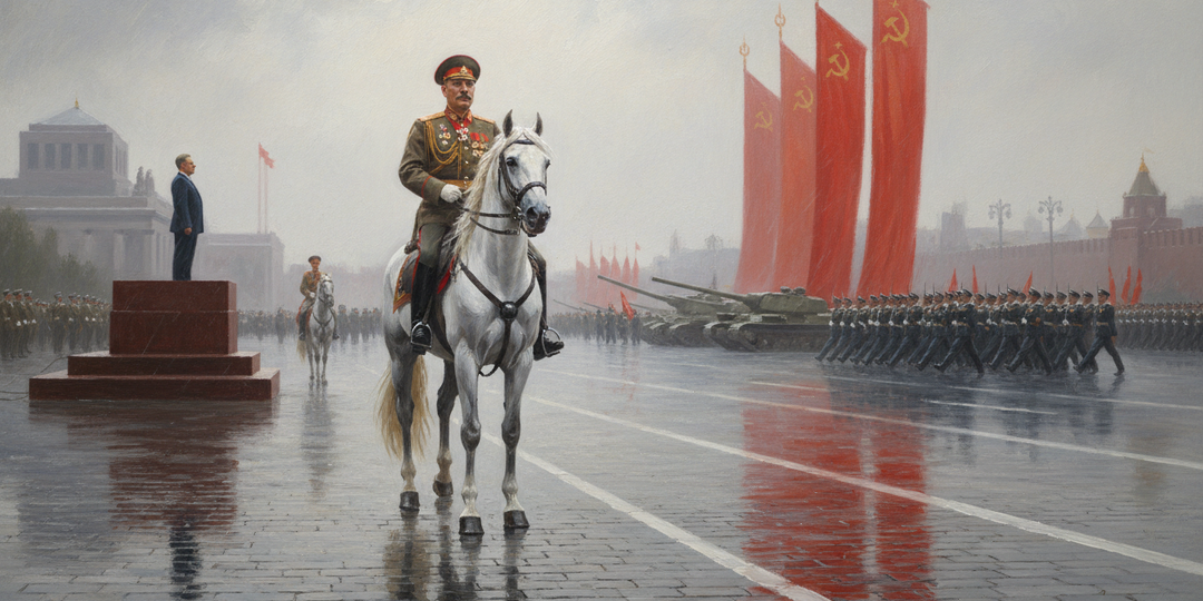 Как белый конь чуть не изменил историю Парада Победы 1945 года