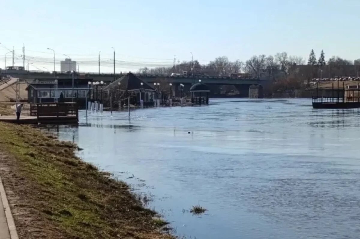    В Тульской области подтопило низководные мосты из-за таяния снега