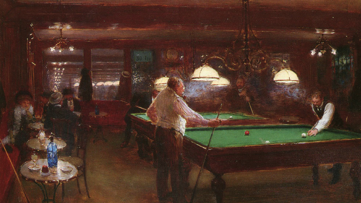 Жан Беро (1848 – 1935), из серии «Парижский бильярд»