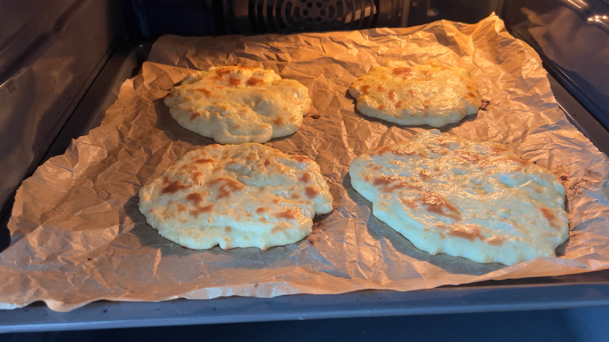 лепешки основа. Фото автора.