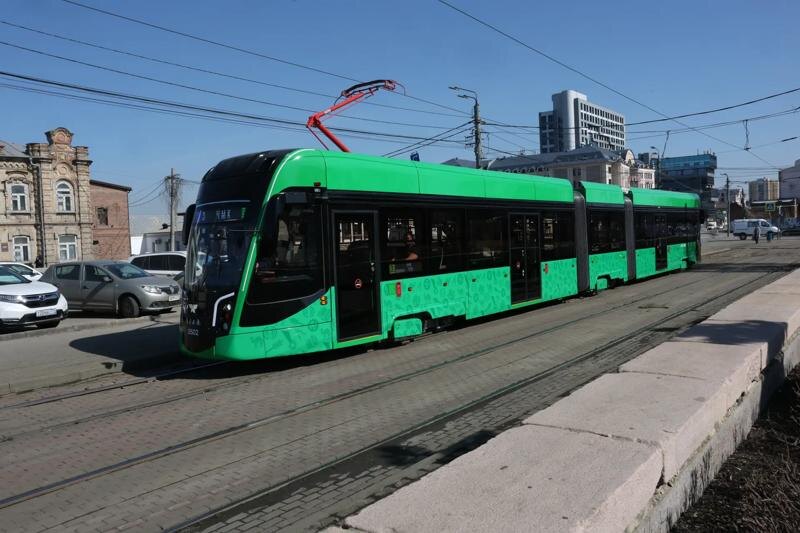    Пресс-служба губернатора Челябинской области. Новый трамвай