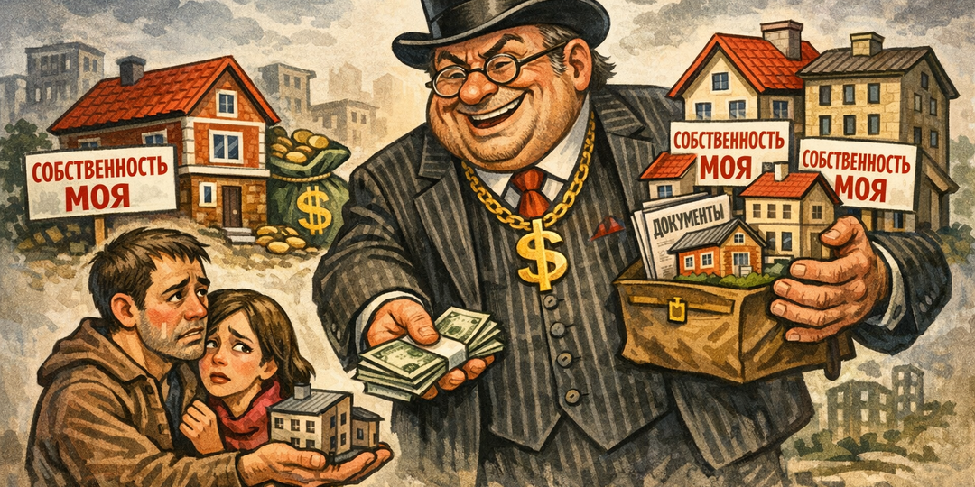 🏚️ Одна квартира в кредит — две отбирает банк: Математика геноцида населения