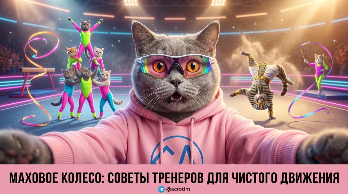    Секреты идеального и чистого выполнения махового колеса. Тренер