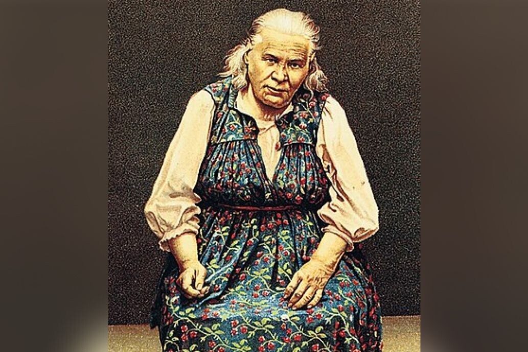    Параскева Ивановна в 1908 году. Литография