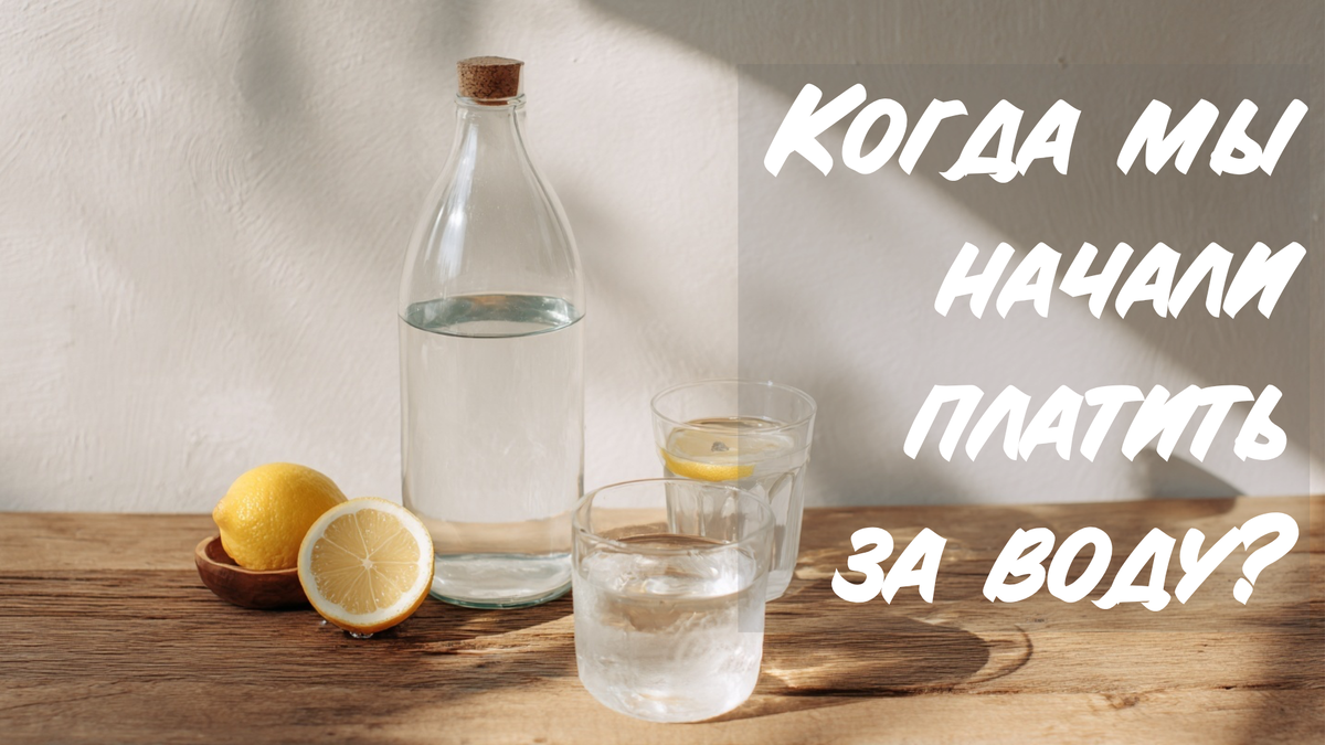 вода из ресурса превратилась в товар