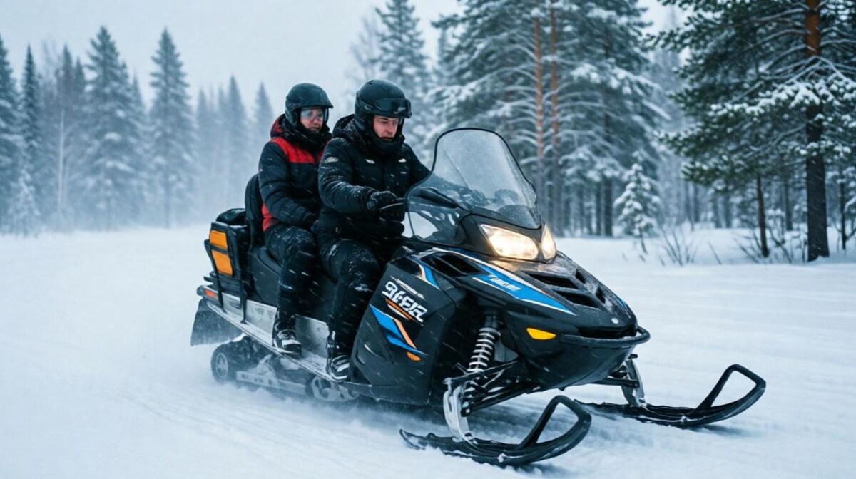 Охота и Рыбалка 2026 Попали в ЛЕДЯНОЙ УРАГАН Снегоход оставили в нем.