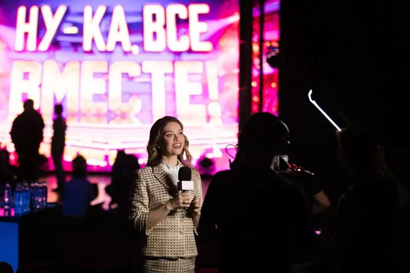    Шоу «Ну-ка, все вместе! Народный кастинг» Фото: телеканал «Россия».