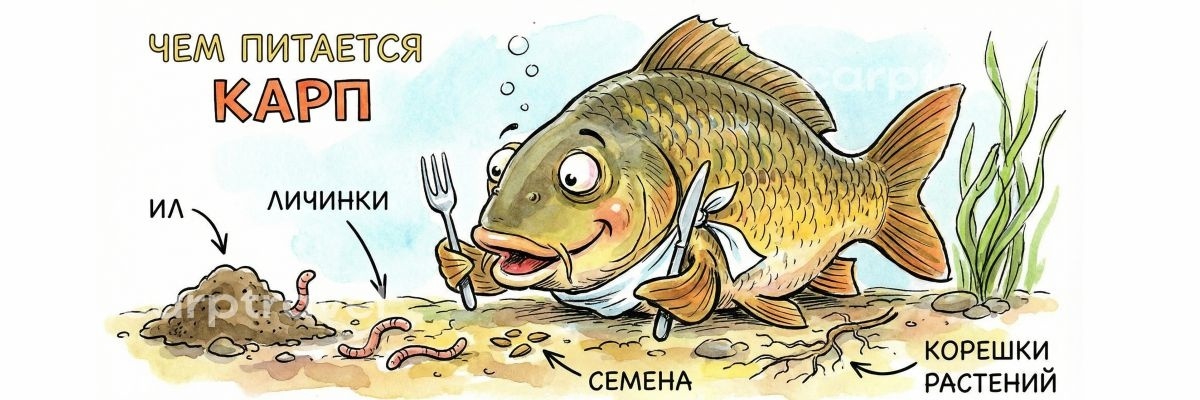 Чем питается карп весной по холодной воде
