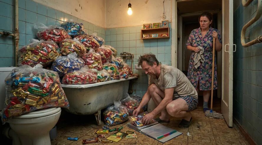 Говорят, мужчины собирают марки. Мой собирает то, от чего у соседей аллергия