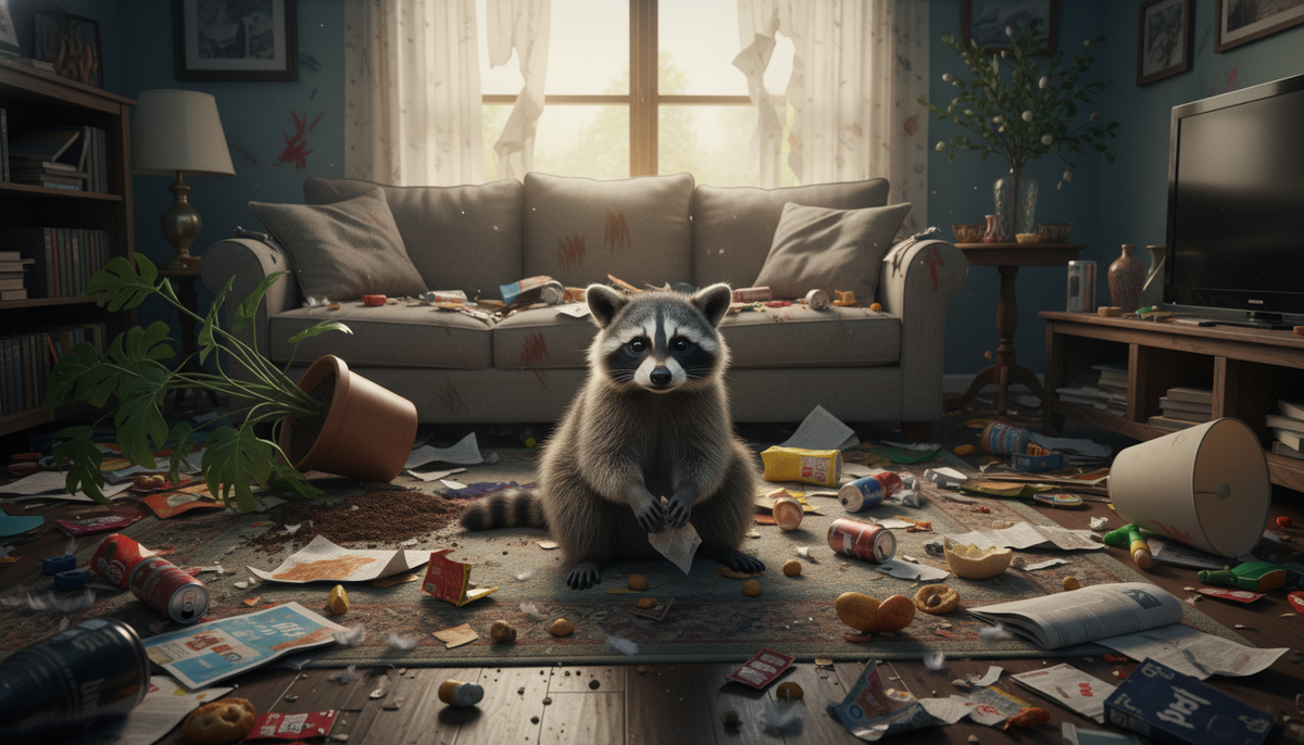 Один мой знакомый восстанавливал кухню за 150 тысяч рублей после «веселой ночи» с енотом. Животное стоит копейки по сравнению с тем, сколько вы отдадите за новый диван и ламинат