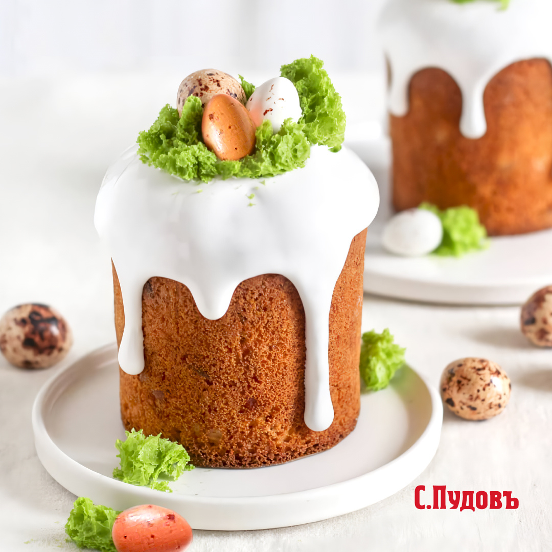 Красивый и вкусный пасхальный кулич