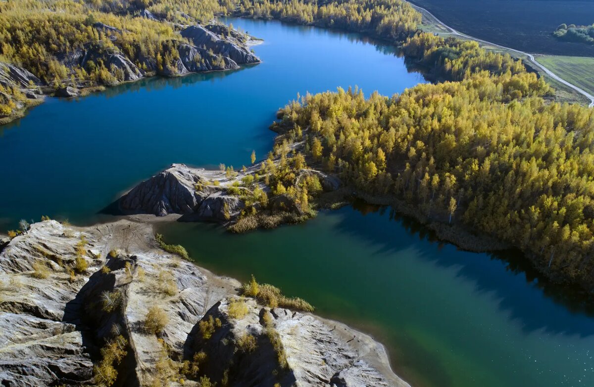     Особо охраняемая природная территория Кондуки в Узловском районе Тульской области. Имеет искусственное происхождение, ранее здесь велась добыча бурого угля. © РИА Новости. Виталий Белоусов