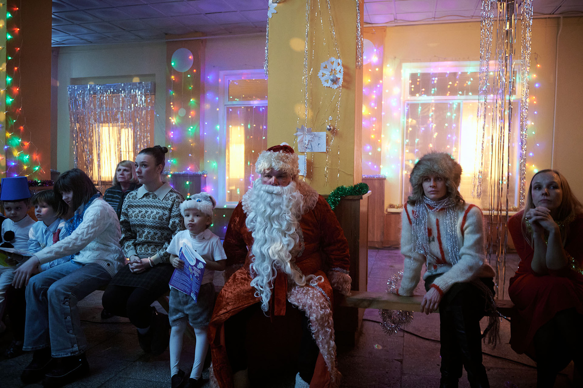    На съёмках фильма «Мороз»