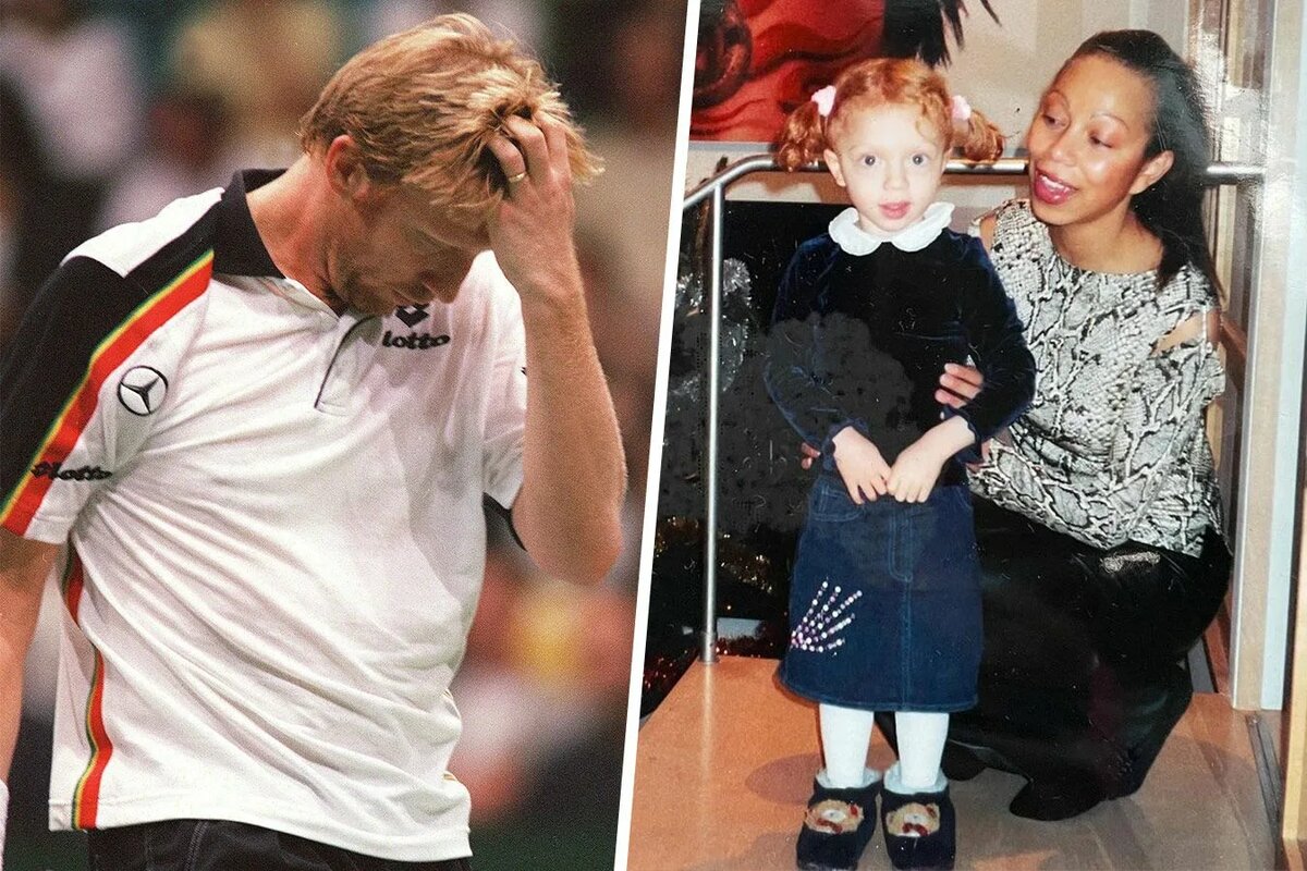 Борис Беккер и Анжела Ермакова с дочерью / фото: Getty Images и соцсети