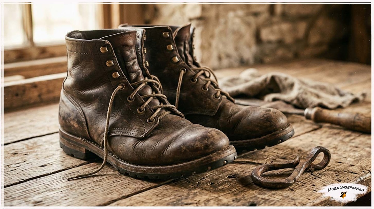 Ботинки на шнурках