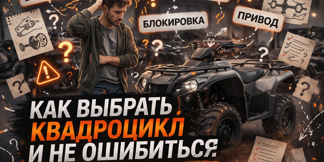Как выбрать квадроцикл, если ты не технарь
