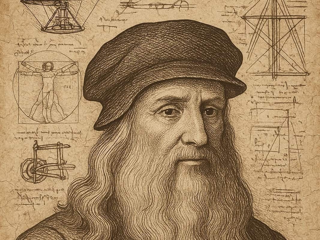 Портрет Леонардо да Винчи