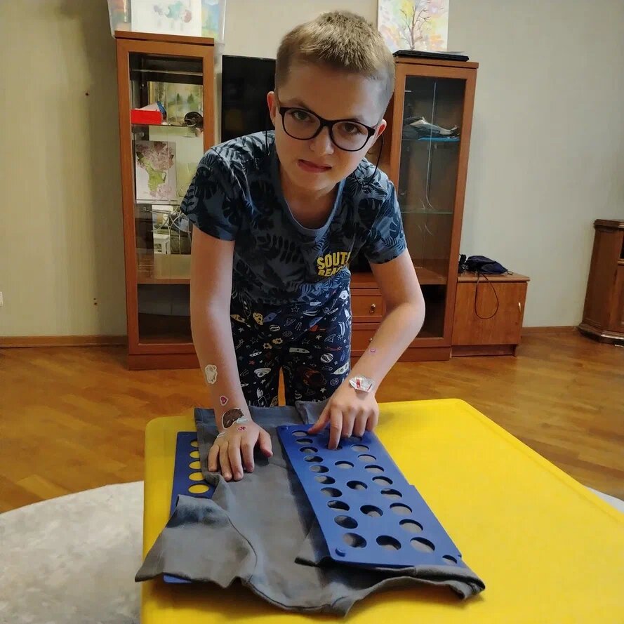 Степан на занятиях. Фото: Евгений Гайдук.