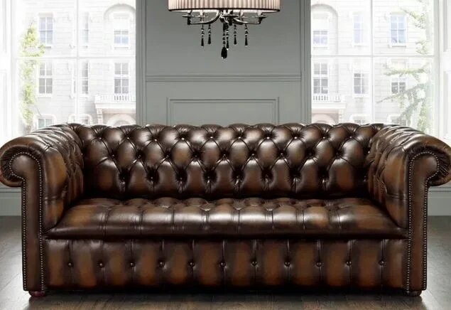 Диван Chesterfield в интерьере