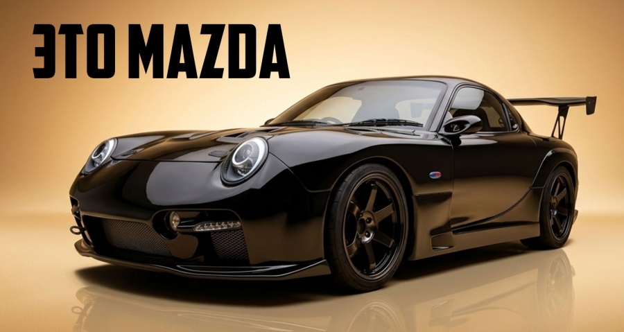 В Японии продают Mazda RX-7 Type R, стилизованный под Porsche 911