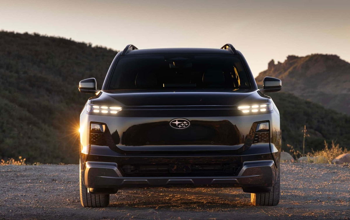 Передняя часть нового кроссовера Subaru
