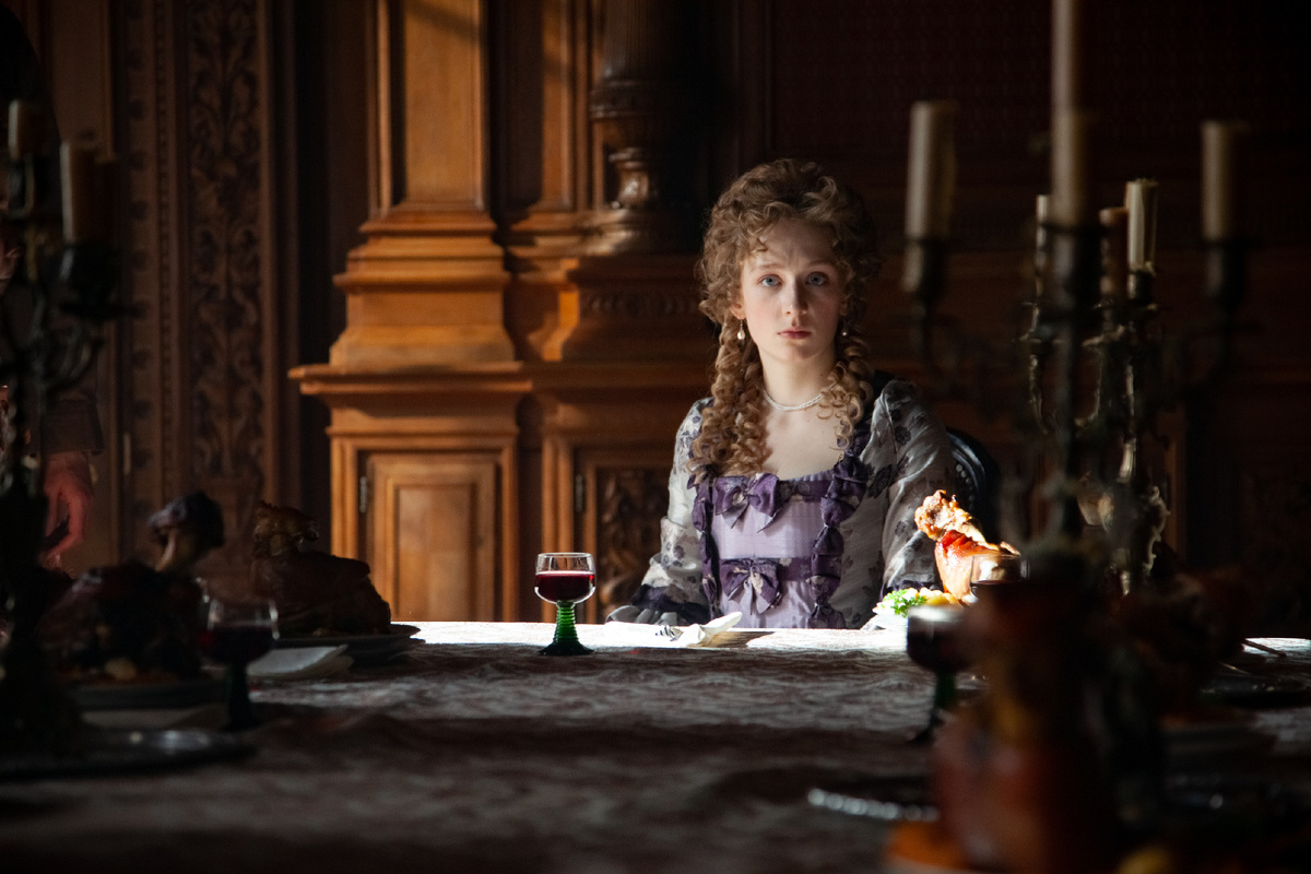 Ольга Бодрова в роли Марии Федоровны на съемочной площадке сериала «Павел. Первый и последний»