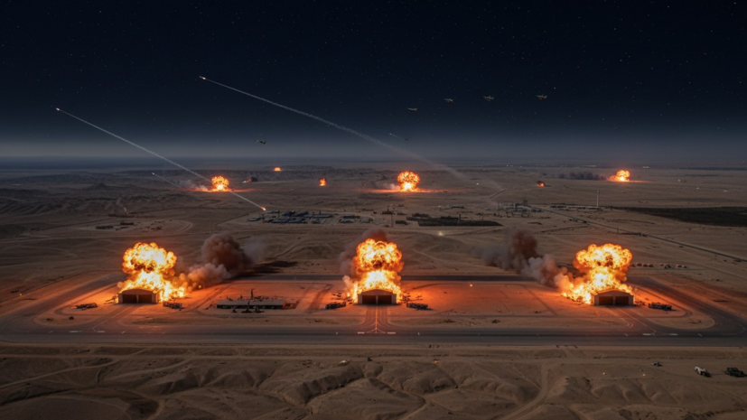 КСИР: Иран атаковал три авиабазы Израиля и несколько баз США