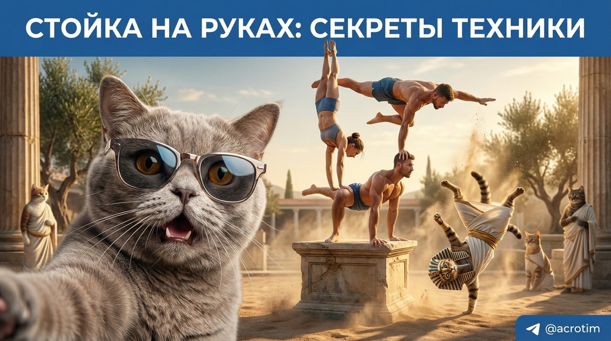    Идеальная стойка на руках требует идеального баланса и контроля над телом. Тренер