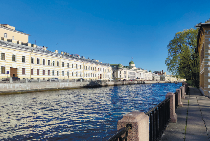 Набережная реки Фонтанки и её окрестности