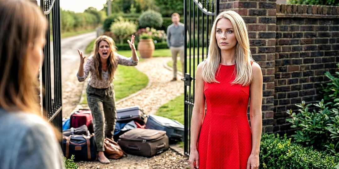 Мать мужа умоляла впустить дочь на неделю, а через год её чемоданы вылетели за забор