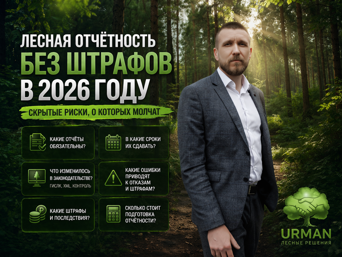 В 2026 лесная отчётность изменилась → ошибки = штрафы