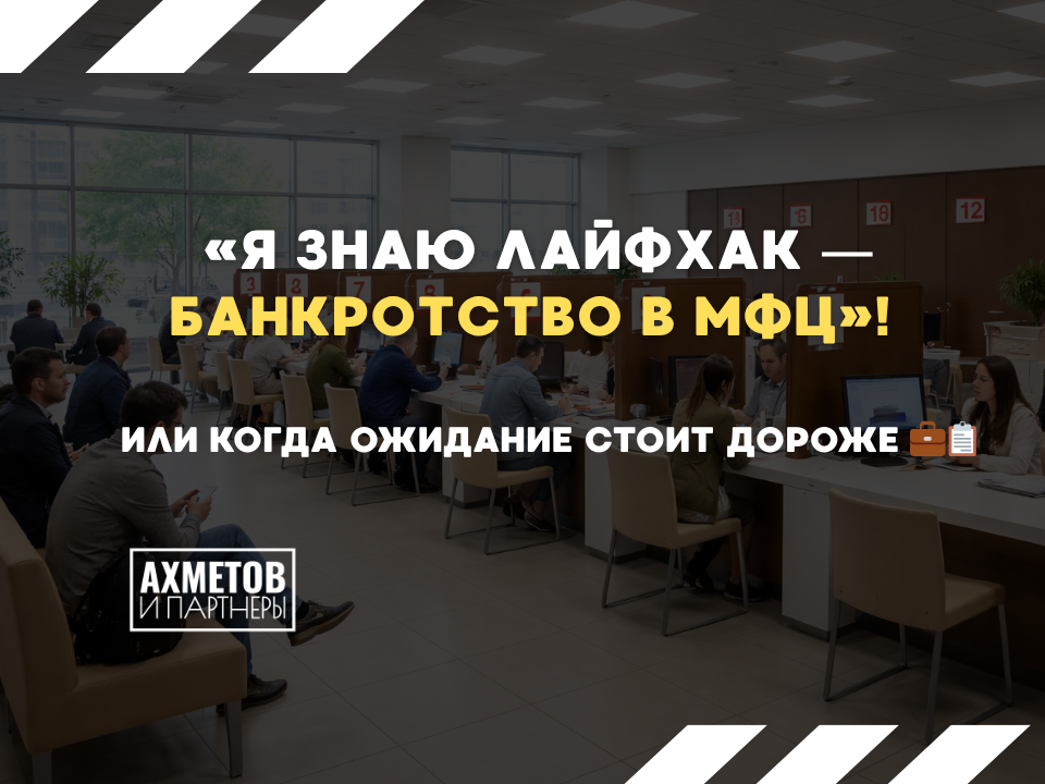 Когда стоит ждать банкротство в МФЦ