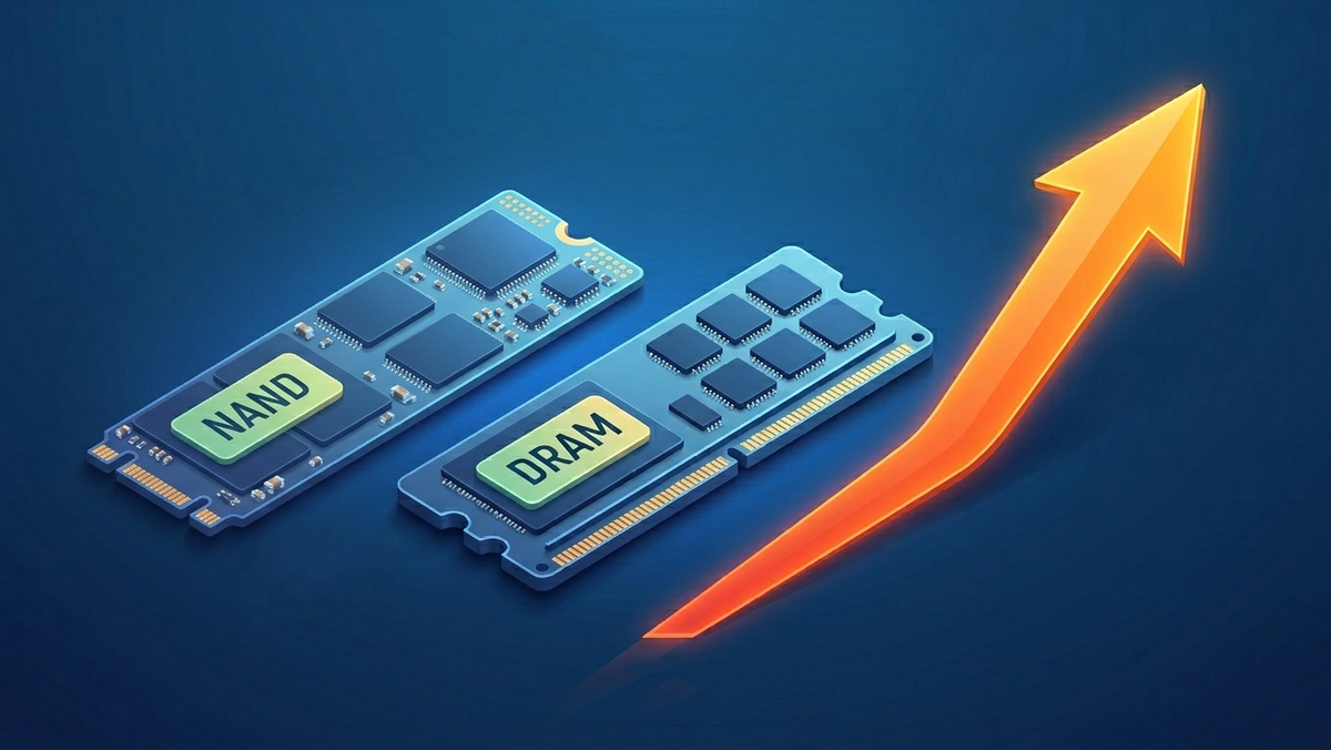 СМИ: цены на DRAM и NAND резко вырастут во 2 квартале 2026 года