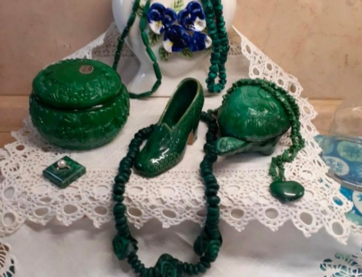 Тишина на Авито/ малахитовое стекло/ находка на " бутике"