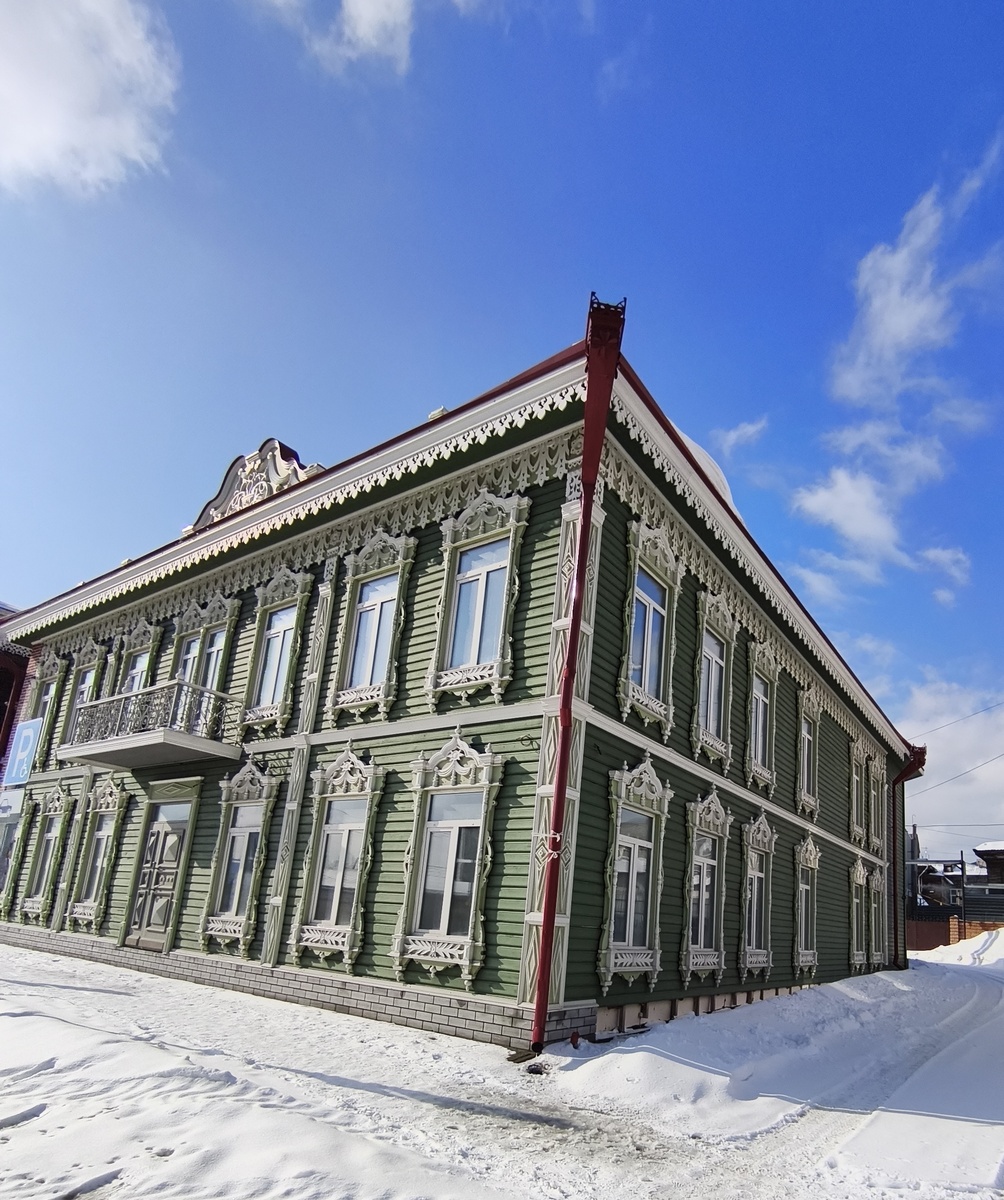 Самый красивый дом в Барнауле.  После реставрации.