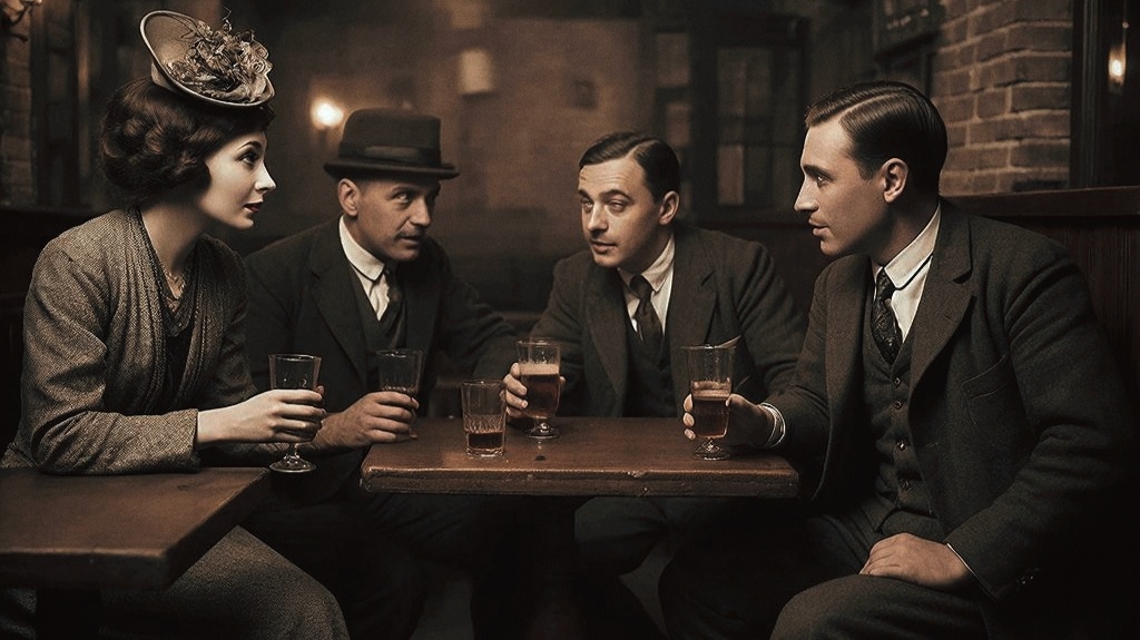 «Алкоголь оказался куда более верным средством сближения, нежели интеллект; все проблемы вдруг куда-то исчезли...» — «Тени в раю».