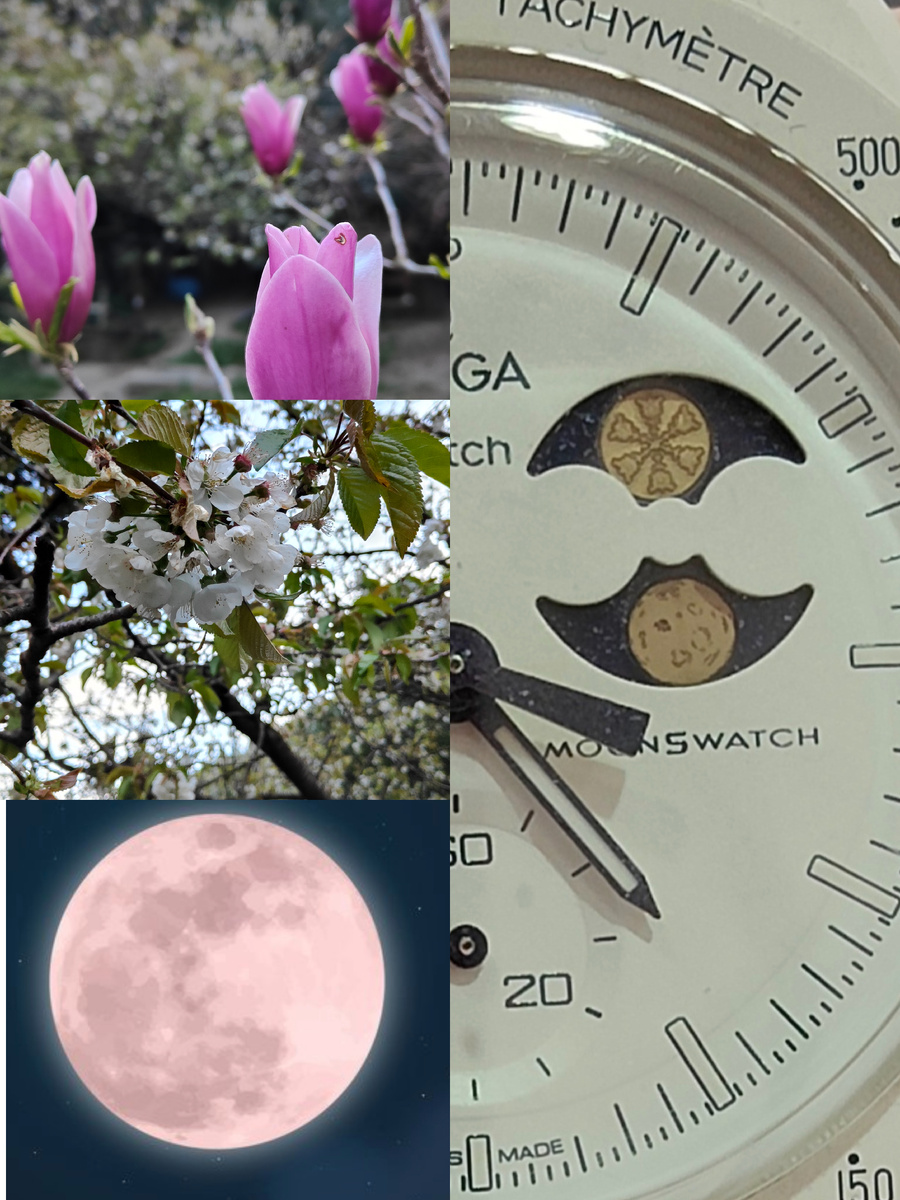 Весна. Апрель. Розовая Луна.