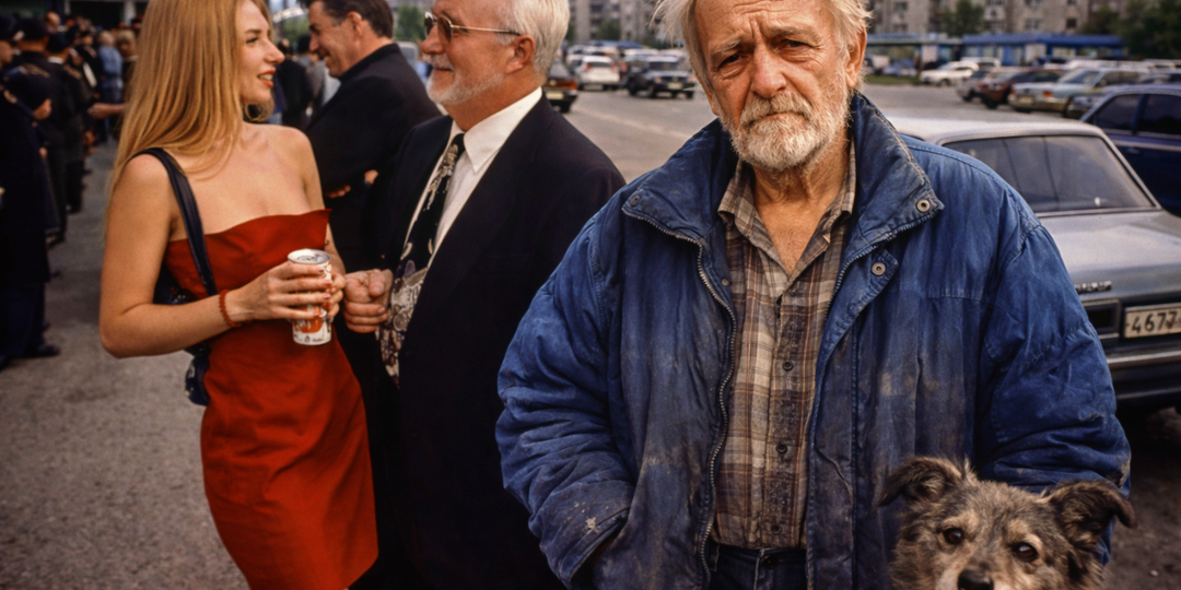 Молодые девушки иногда любят взрослых богатых мужчин. Но бедные-то чему радуются?