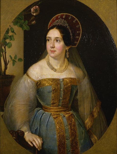 Василий Андреевич Тропинин, «Портрет Екатерины Ивановны Карзинкиной», 1840-е-1850-е годы. Из собрания Музея В.А. Тропинина и московских художников его времени